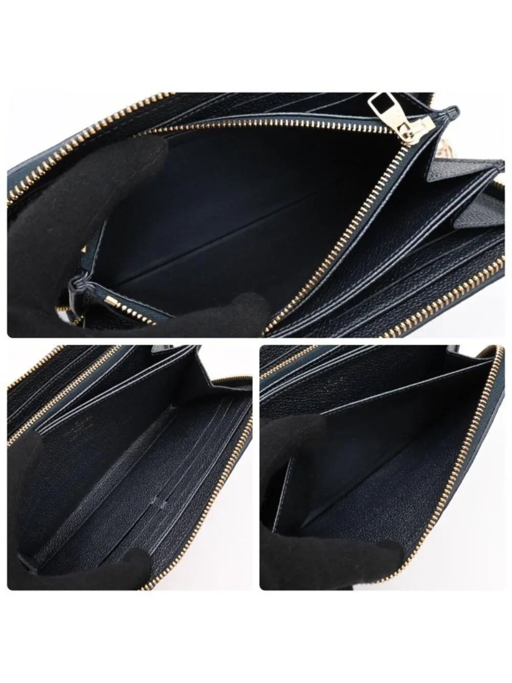 Louis Vuitton Zippy Wallet Empreinte Rhinestone